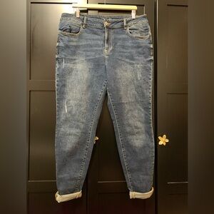 Maurices 16 plus size Jeans everyday essentials distressed basics stretch